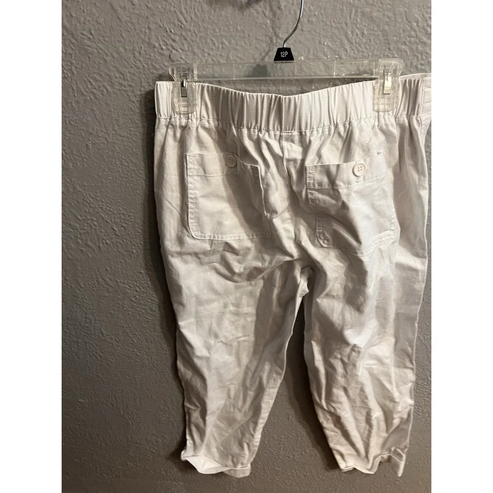 Talbots  Capri‎ Pants  Size 4 Womens White